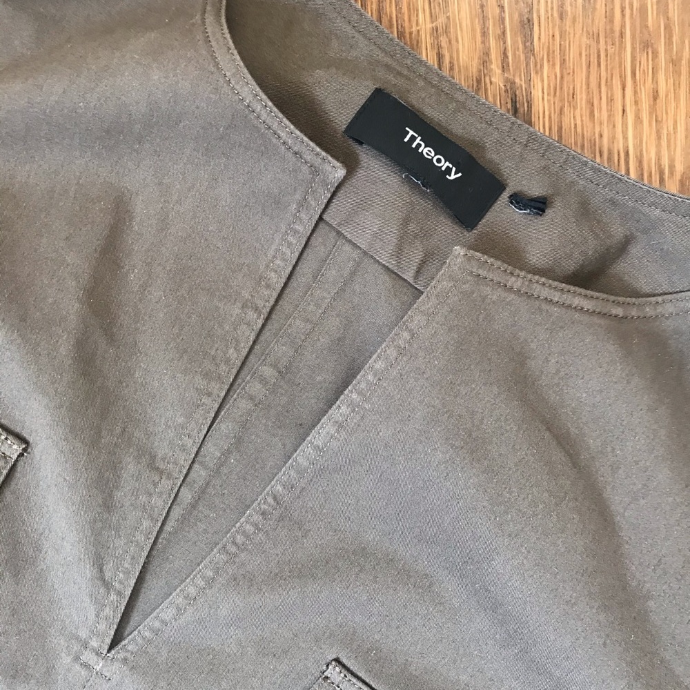 Theory Utilitarian Chino Dress - Picture 2 of 4